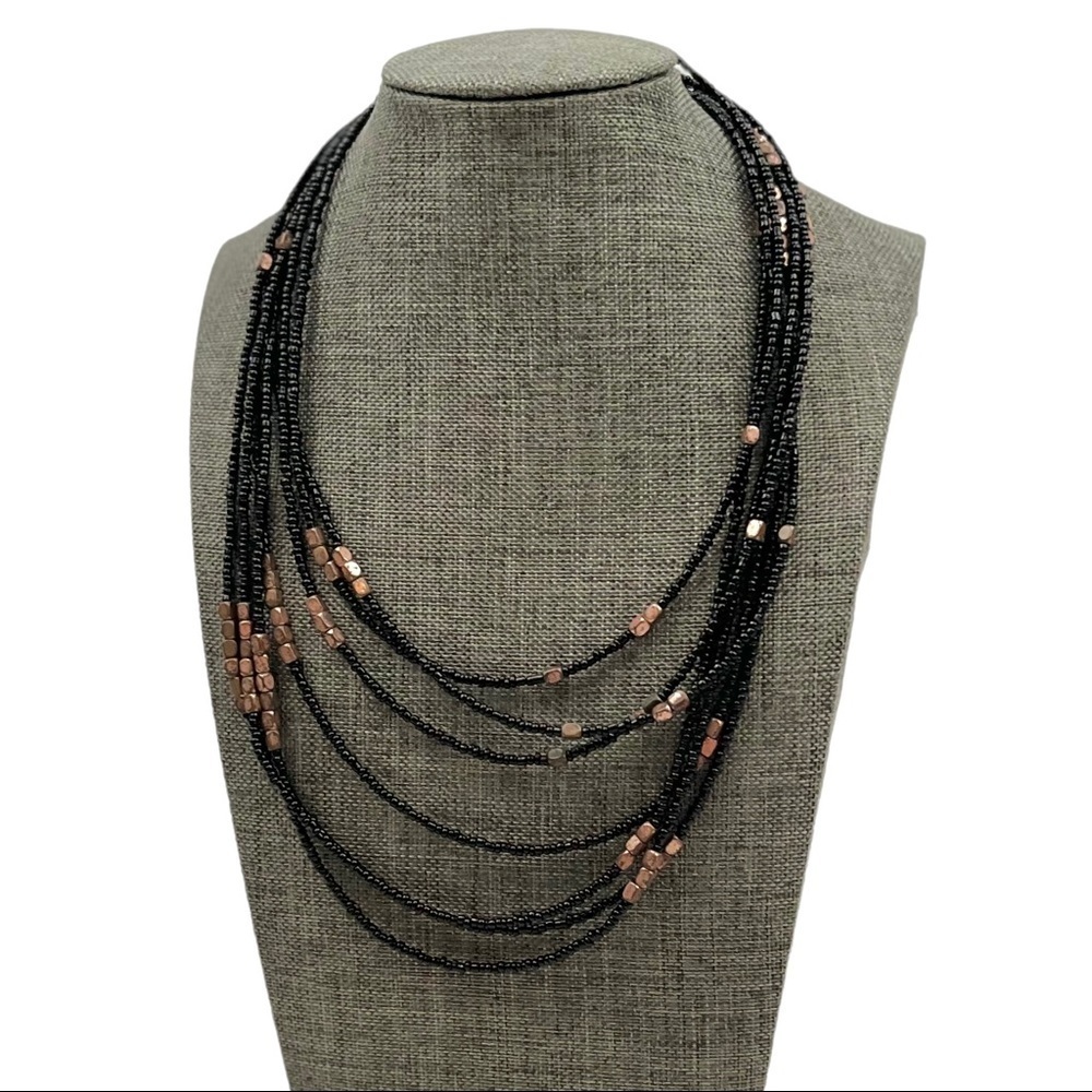 URBAN OUTFITTERS Layered Beaded Glass Necklace